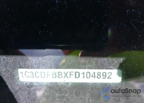 2015 Dodge Dart Sxt from USA, damaged, VIN 1C3CDFBBXFD104892